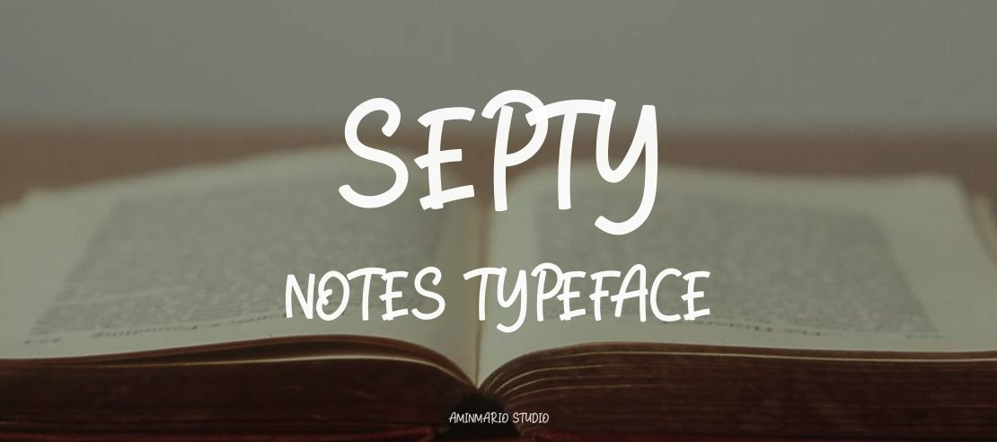 Septy Notes Font