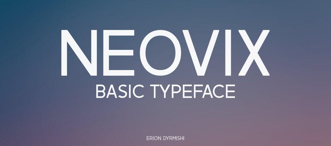 Neovix Basic Font Family