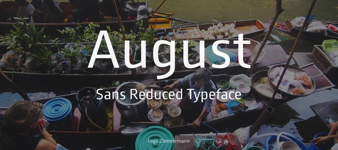 August Sans Reduced Font Family