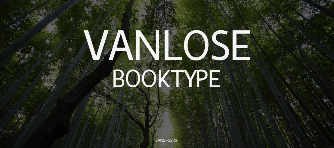 Vanlose BookType Font