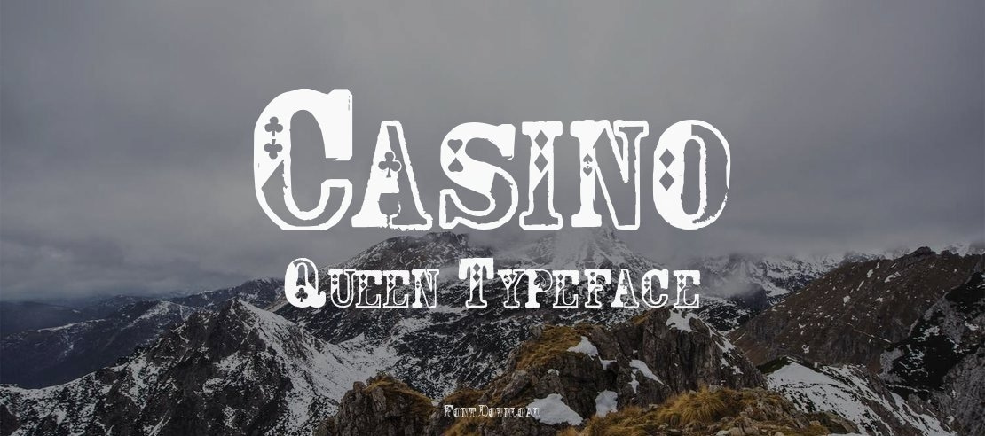 Casino Queen Font