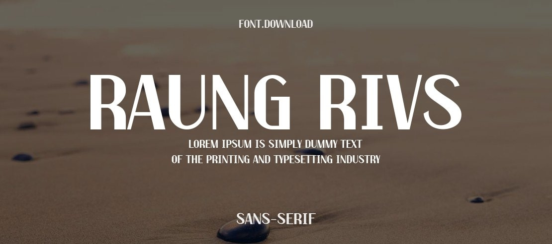 Raung Rivs Font