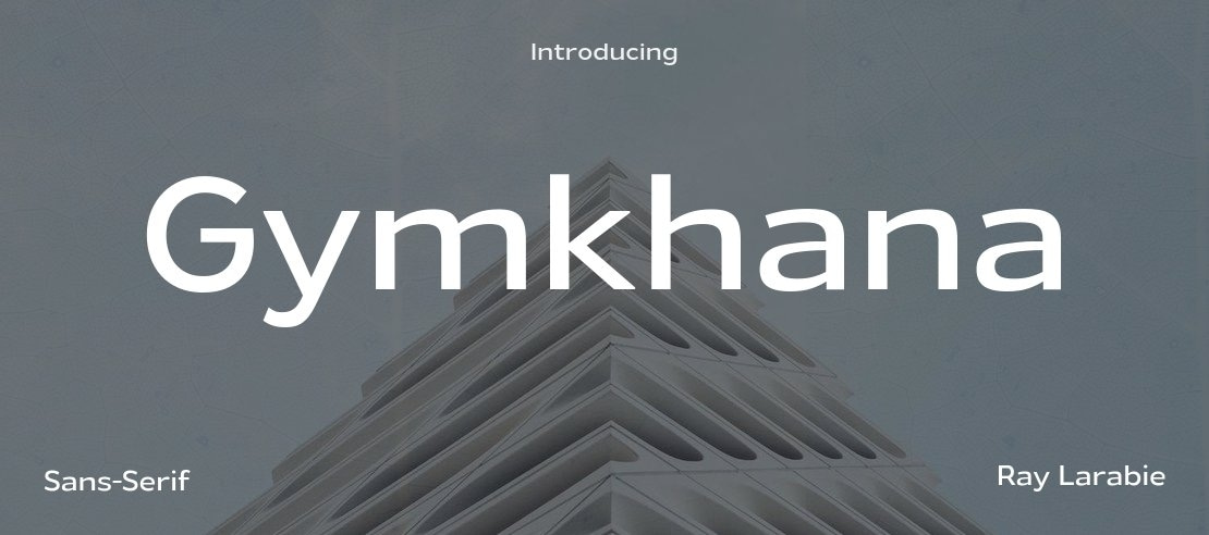 Gymkhana Font