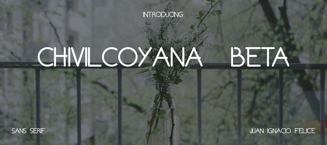 Chivilcoyana  Beta Font