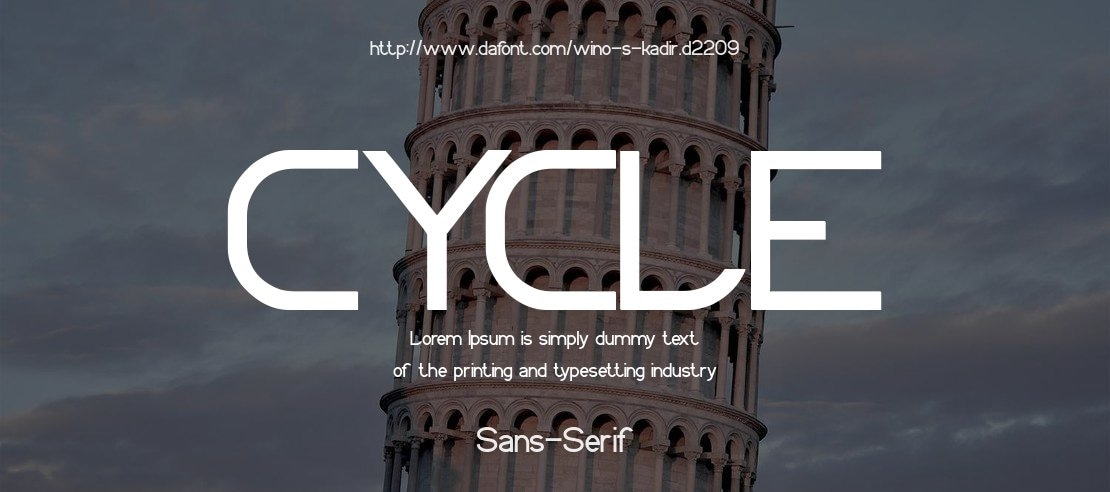 CYCLE Font