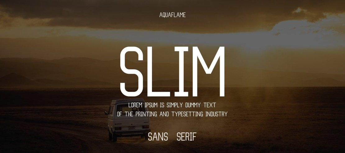 Slim Font