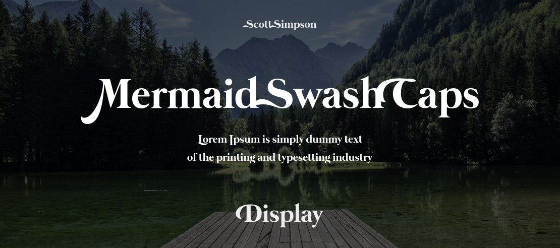 Mermaid Swash Caps Font Family