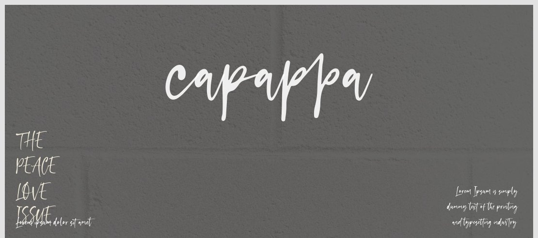 capappa Font