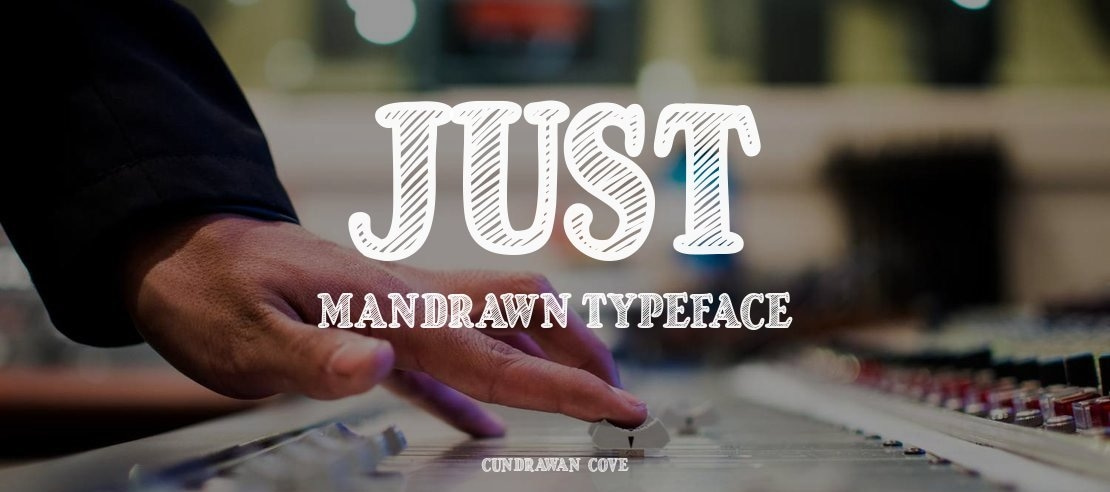 Just Mandrawn Font Family