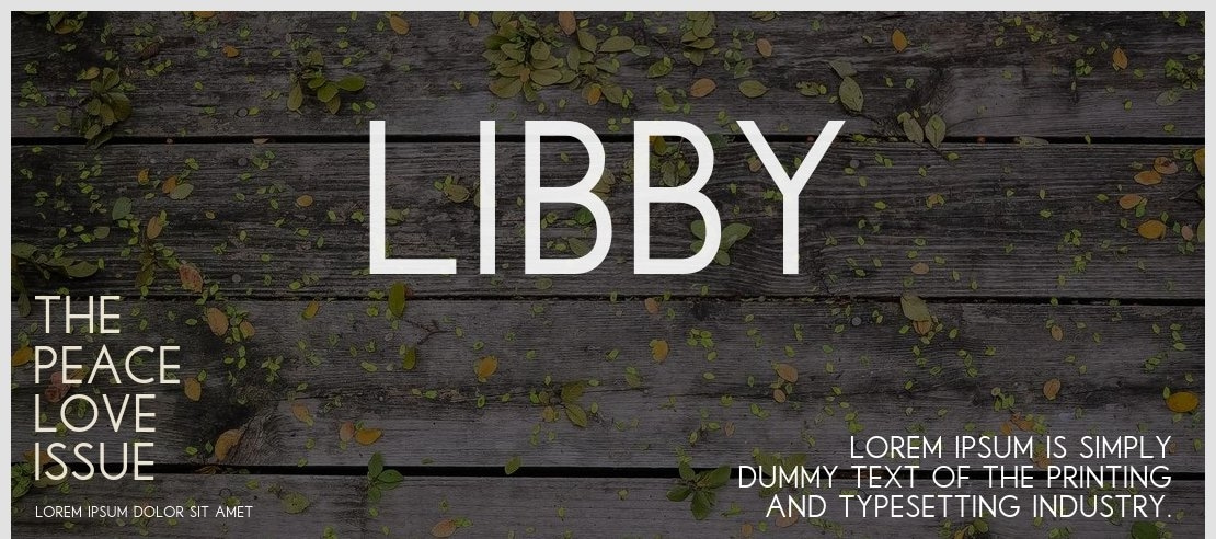 Libby Font Family