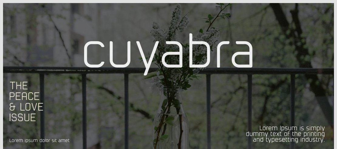 cuyabra Font Family