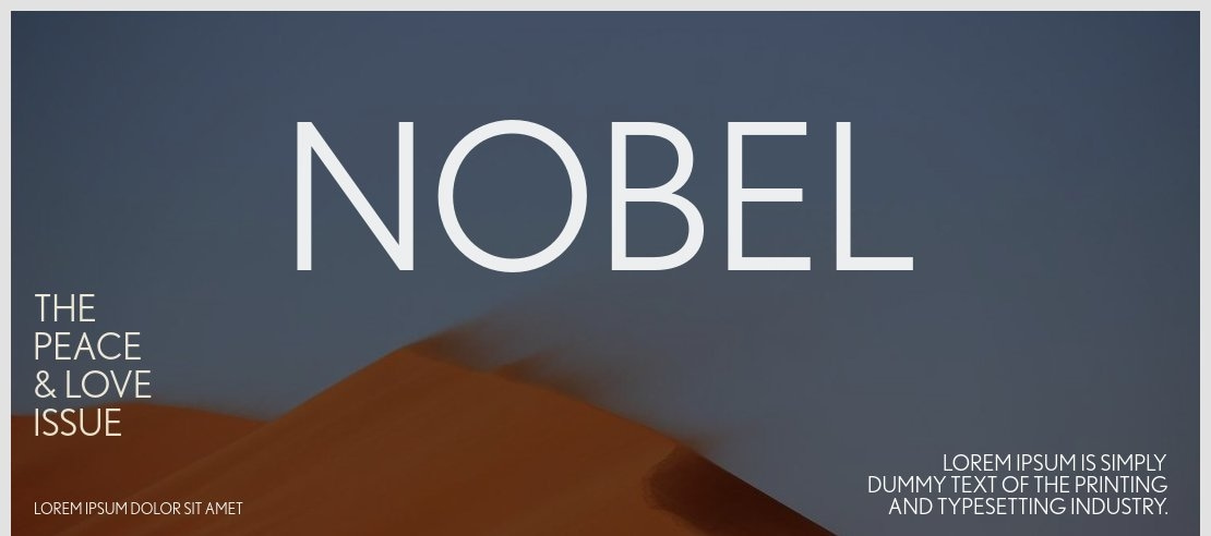 Nobel Font