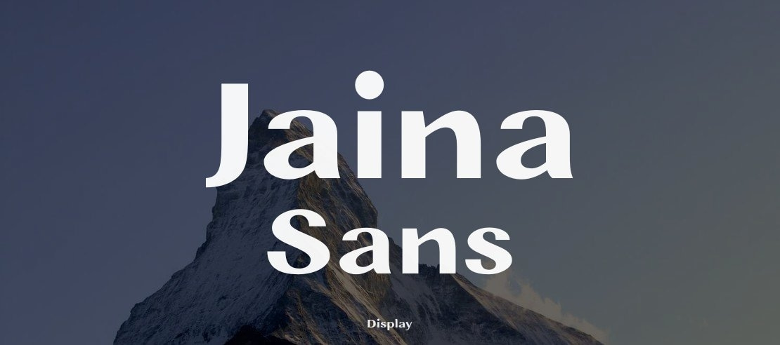 Jaina Sans Font