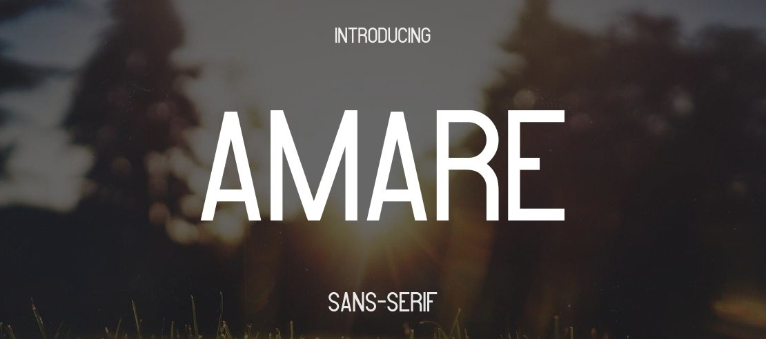 Amare Font