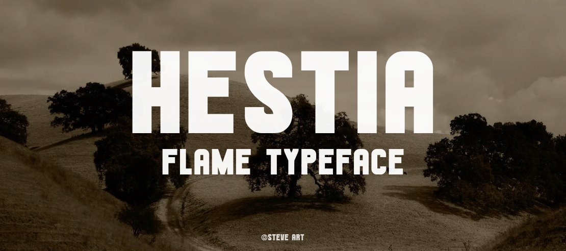 Hestia Flame Font