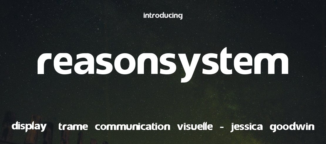 reasonSystem Font