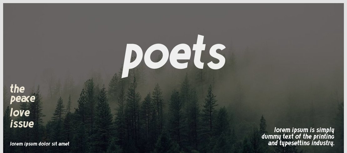 Poets Font Family