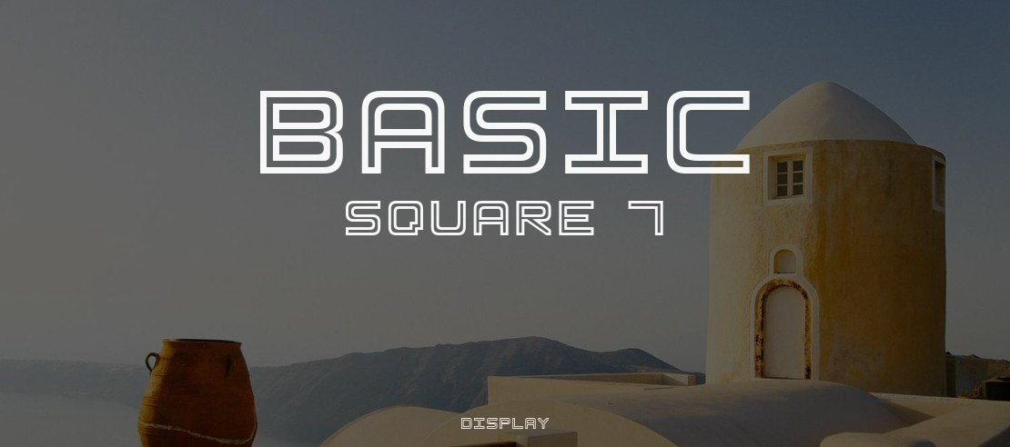 Basic Square 7 Font Family