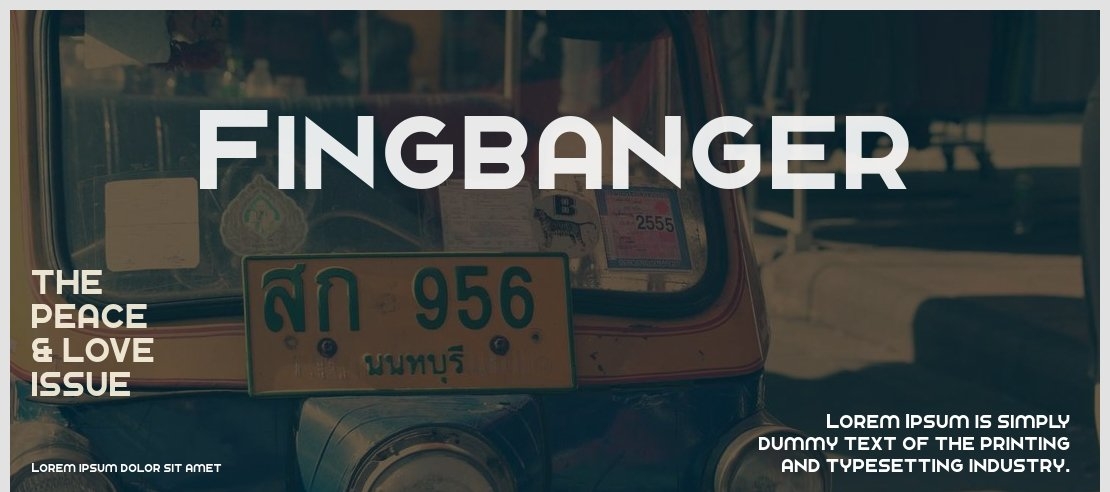 Fingbanger Font