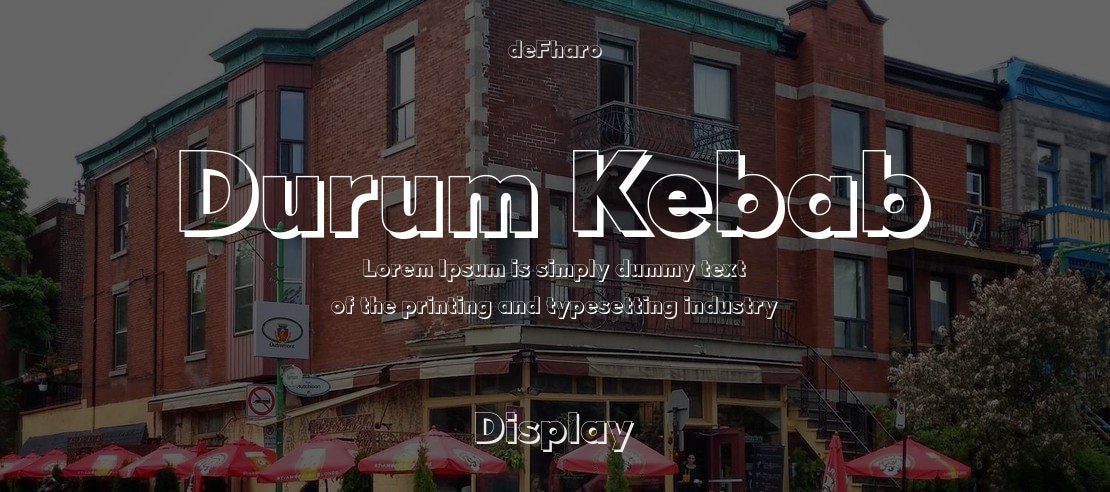 Durum Kebab Font