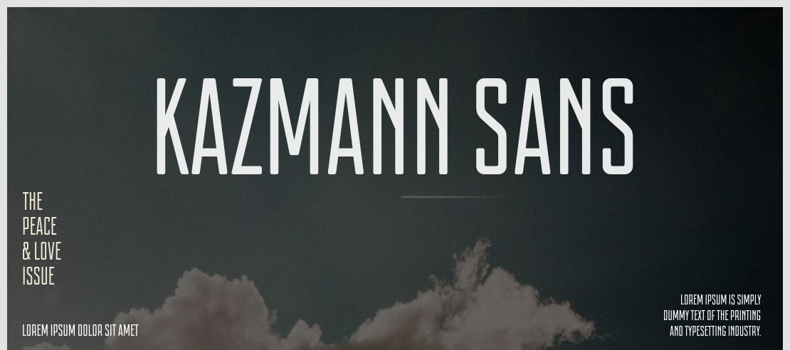 Kazmann Sans Font