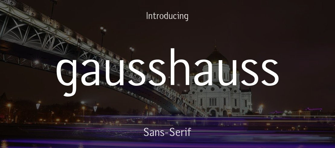 gausshauss Font Family