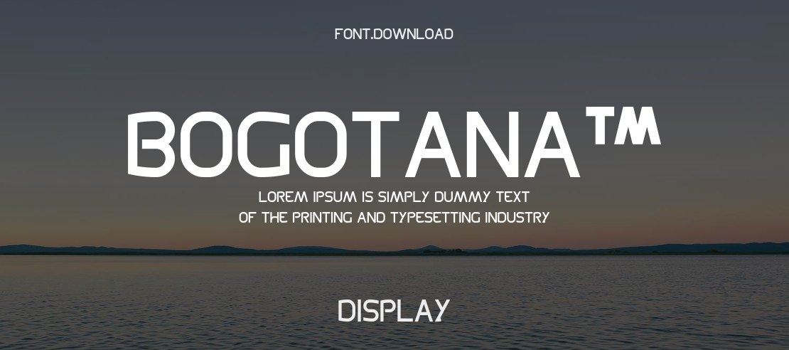 Bogotana™ Font Family