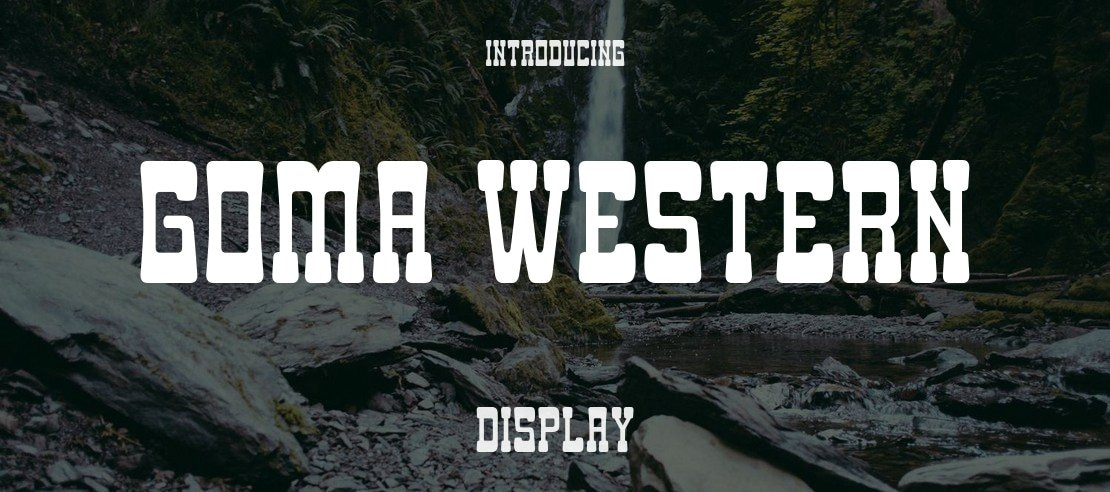 Goma Western Font