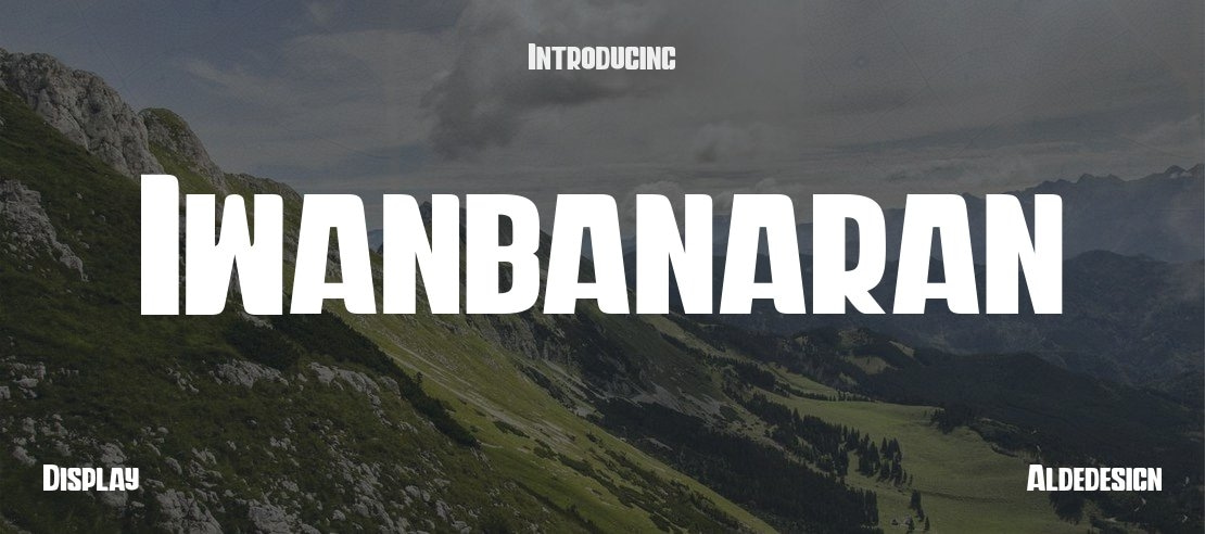 Iwanbanaran Font