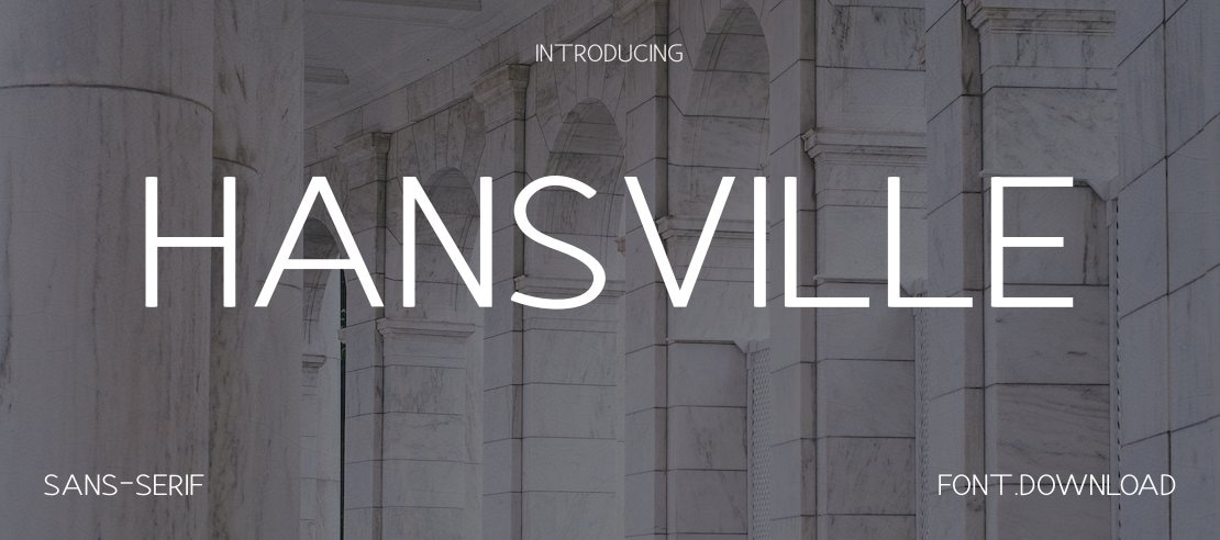 Hansville Font Family