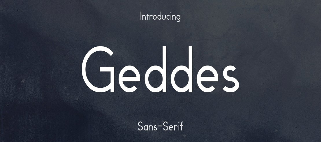 Geddes Font Family