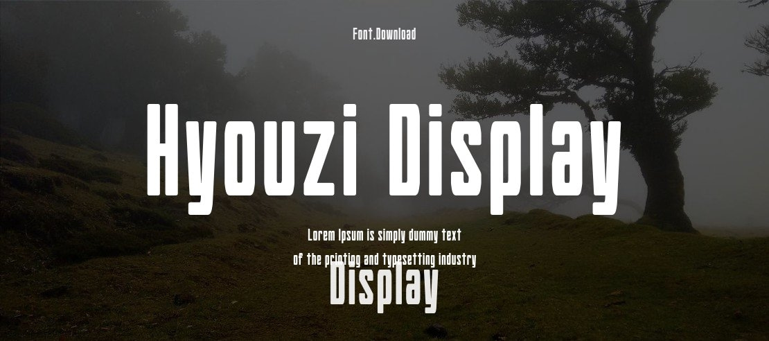 Hyouzi Display Font Family