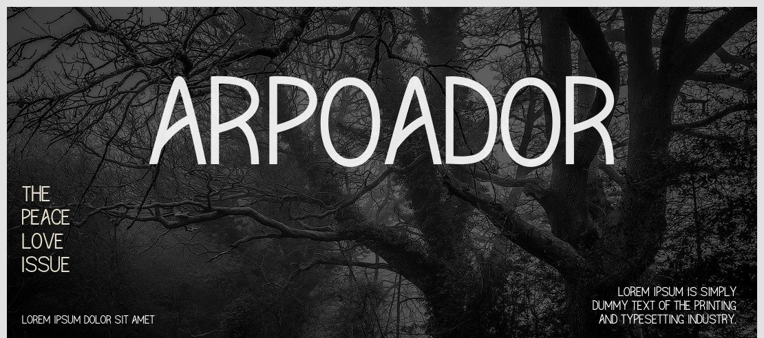 Arpoador Font