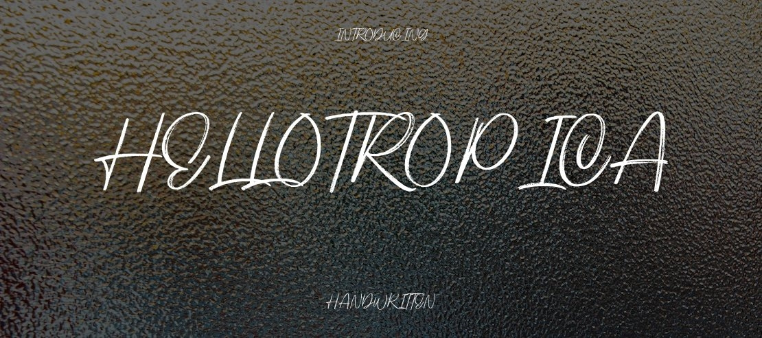 Hellotropica Font