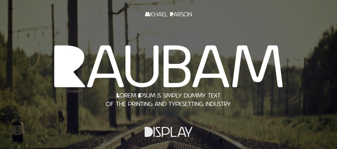 Raubam Font