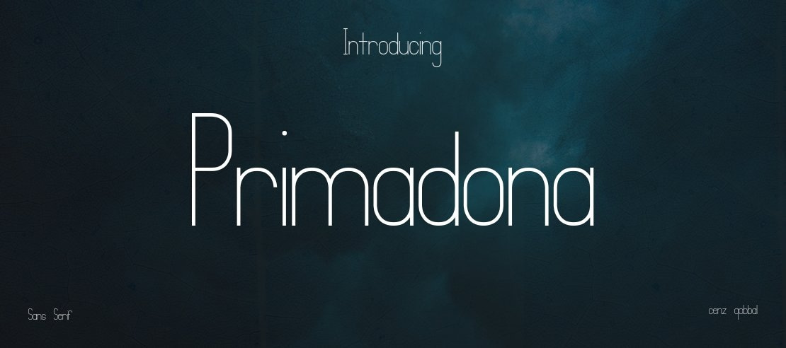 Primadona Font Family