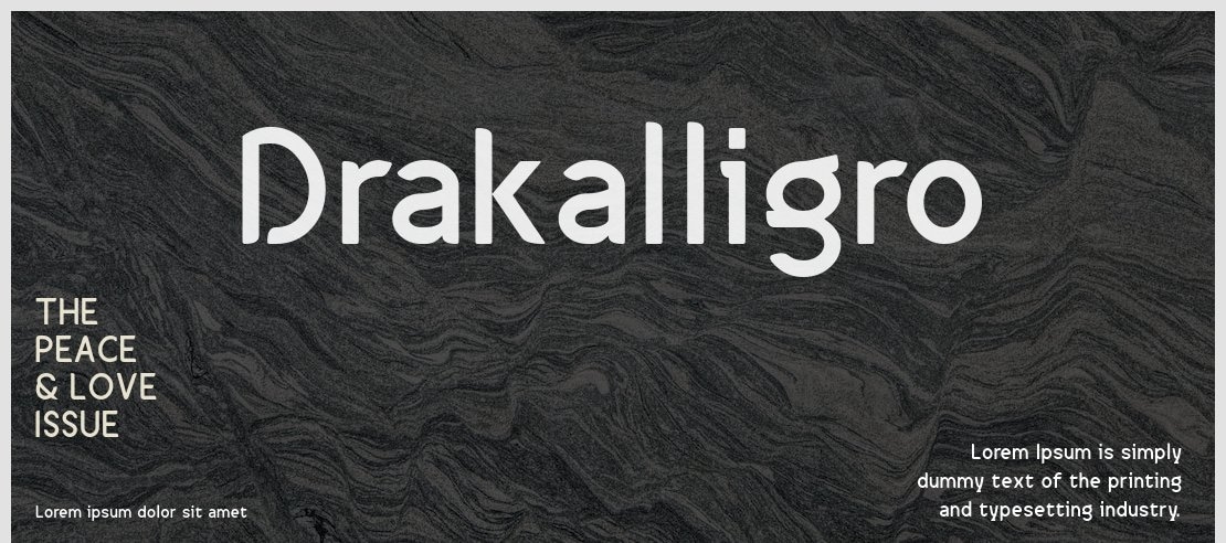 Drakalligro Font