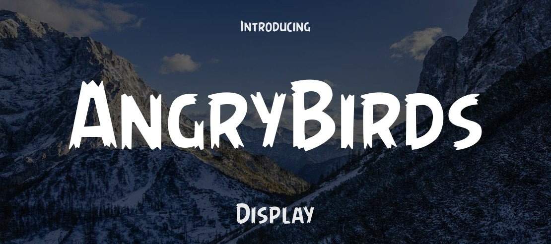 AngryBirds Font
