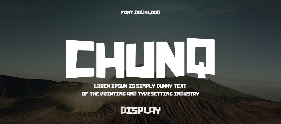 Chunq Font