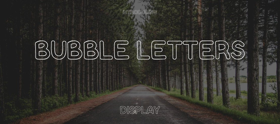 Bubble Letters Font