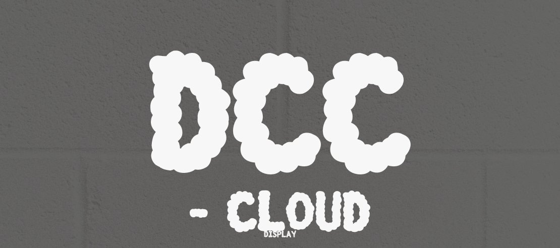DCC - Cloud Font