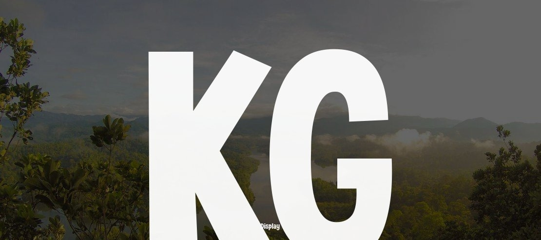 KG Crossing A Line Font