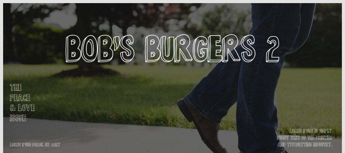 Bob's Burgers 2 Font Family