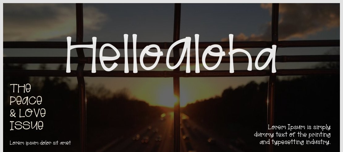 HelloAloha Font