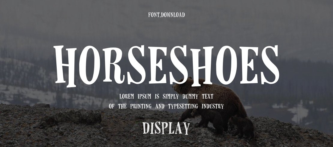 Horseshoes Font Family