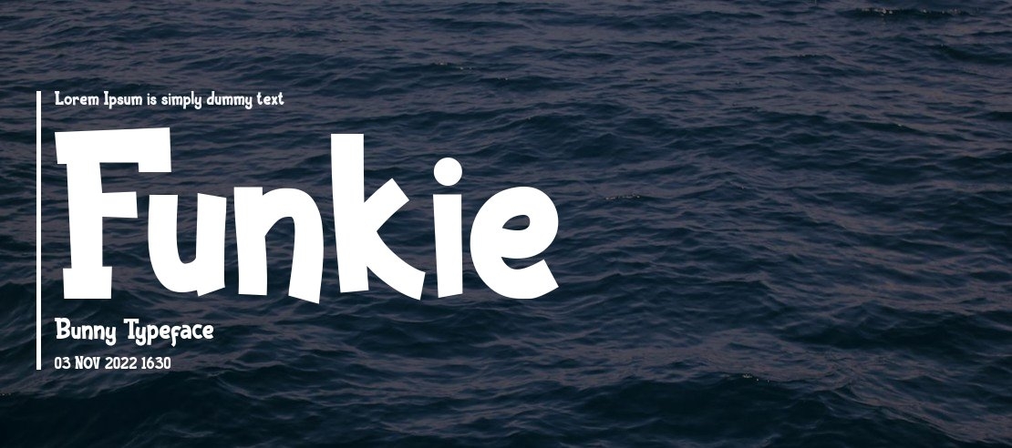 Funkie Bunny Font