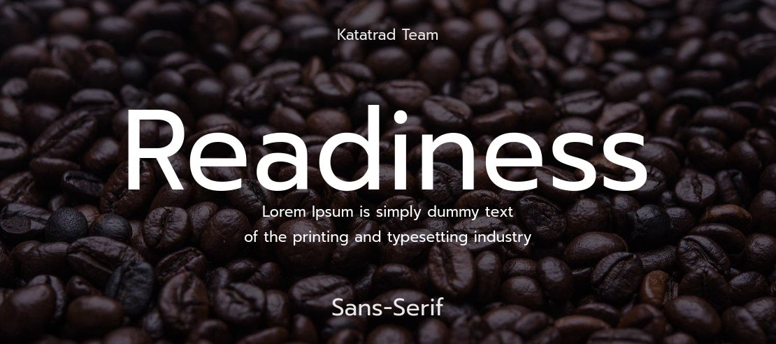 Readiness Font Family