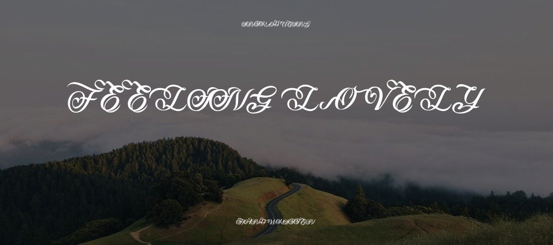 Feeling Lovely Font