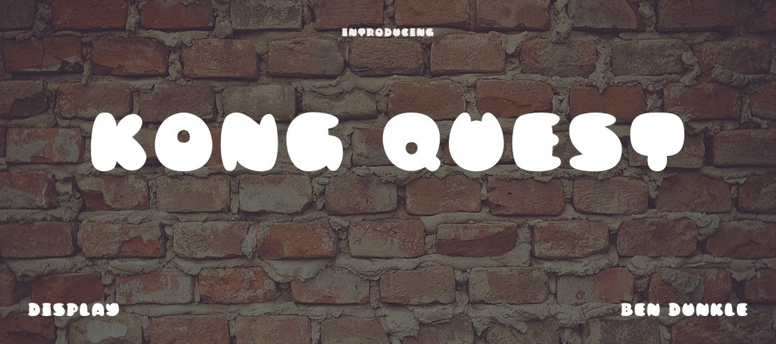 Kong Quest Font