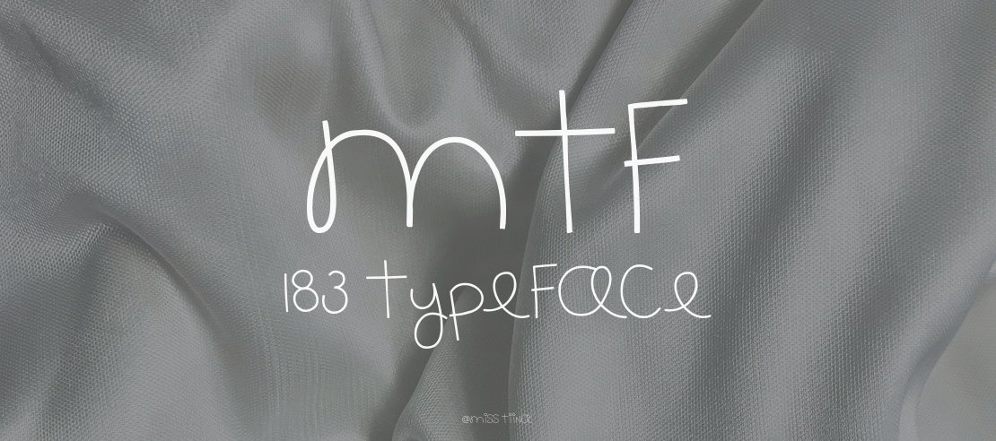MTF 183 Font
